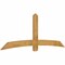 Ekena Millwork Bellingham Rough Sawn Timber Gable Bracket, Western Red Cedar, 96"W x 36"H x 2"D x 6"F, 9/12 Pitch GBW096X36X0206BEL00RWR - alternate 4